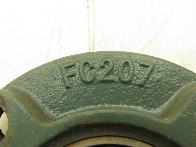 LDK FC207 Round Flange Mount Ball Bearing 1-1/4" Bore 4-Bolt Lot of 3