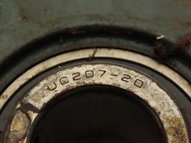 LDK FC207 Round Flange Mount Ball Bearing 1-1/4" Bore 4-Bolt Lot of 3