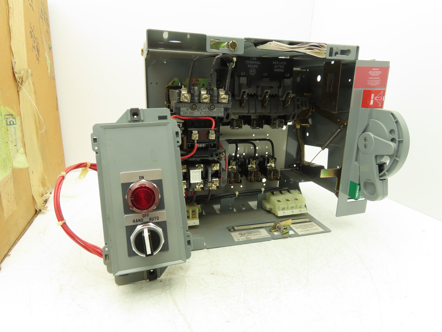 Allen Bradley 2112B-BABD Fusible Combination Motor Starter Size 1 MCC Bucket