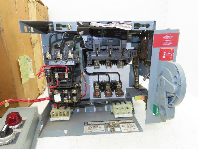 Allen Bradley 2112B-BABD Fusible Combination Motor Starter Size 1 MCC Bucket