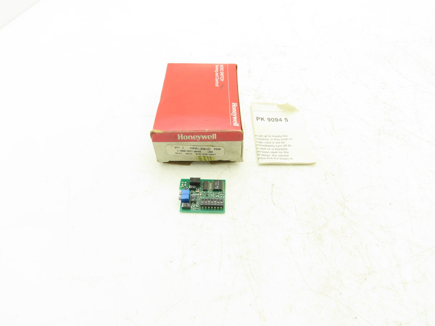 Pepperl Fuchs MPA188HD Photoelectric Sensor Multifunction Timer/Logic Card