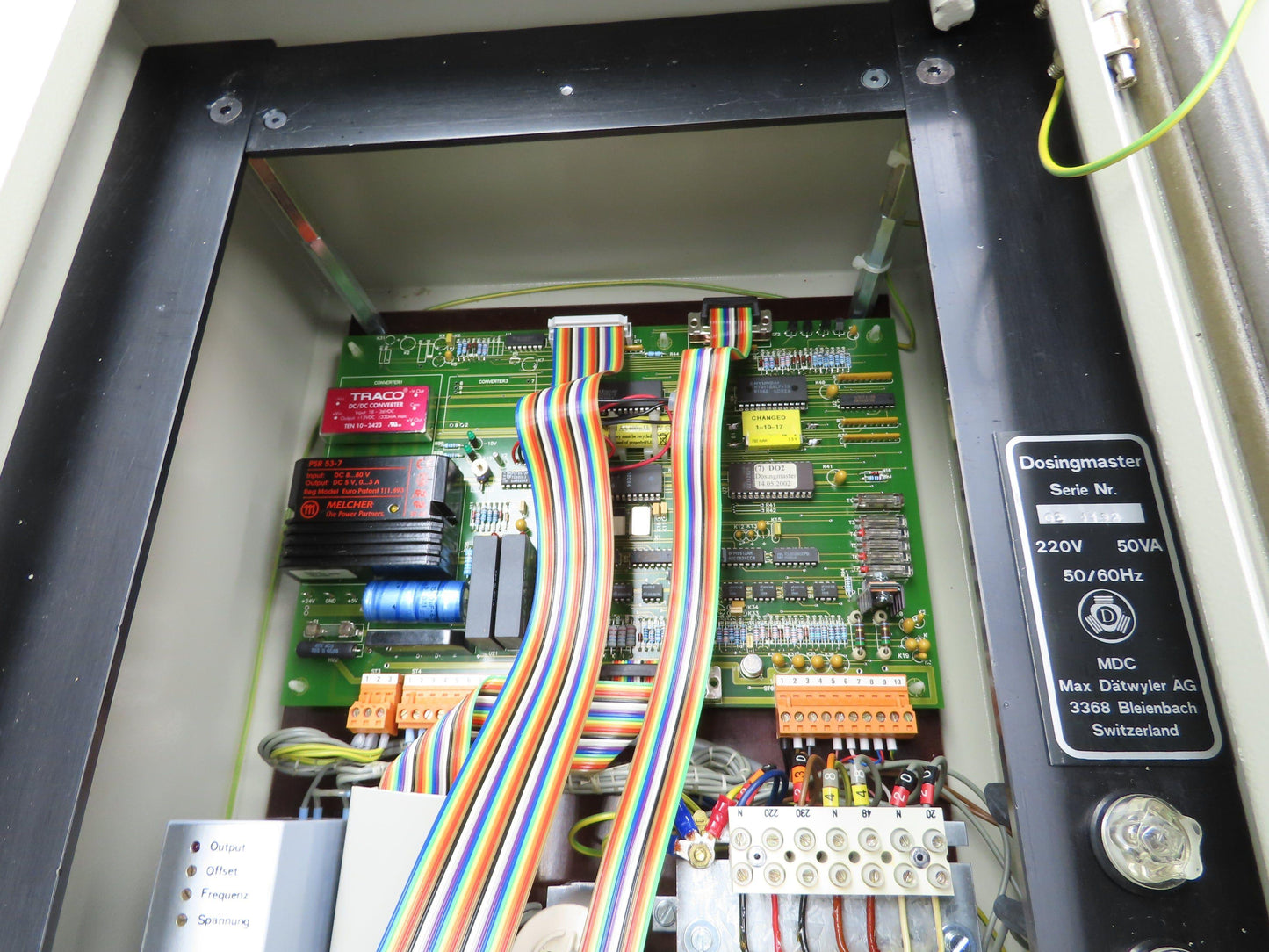 Max Dätwyler Dosingmaster Dosing Pump Controller 220v 50hz 1ph