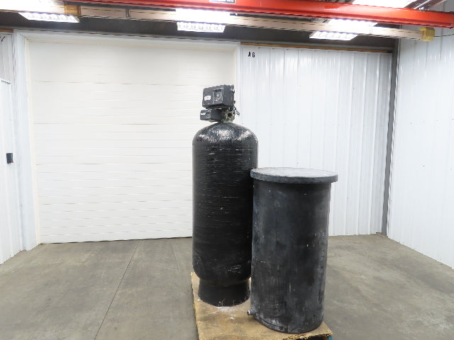 Pentair High Capacity Single Tank Water Softener 90 Gallon Brine Tank 2" Hookup