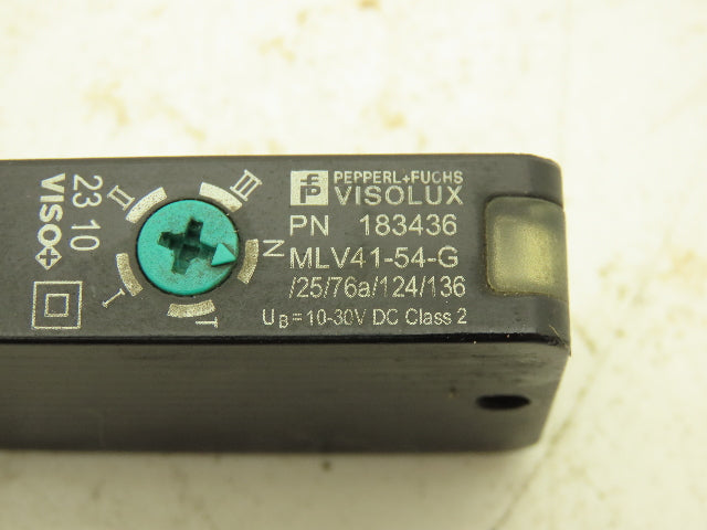 Pepperl+Fuchs MLV41-54-G Visolux Photoelectric Proximity Sensor Retroreflective