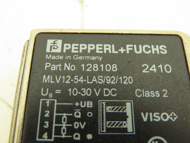Pepperl+Fuchs MLV12-54-LAS/92/120 Photoelectric Proximity Sensor Retroreflective