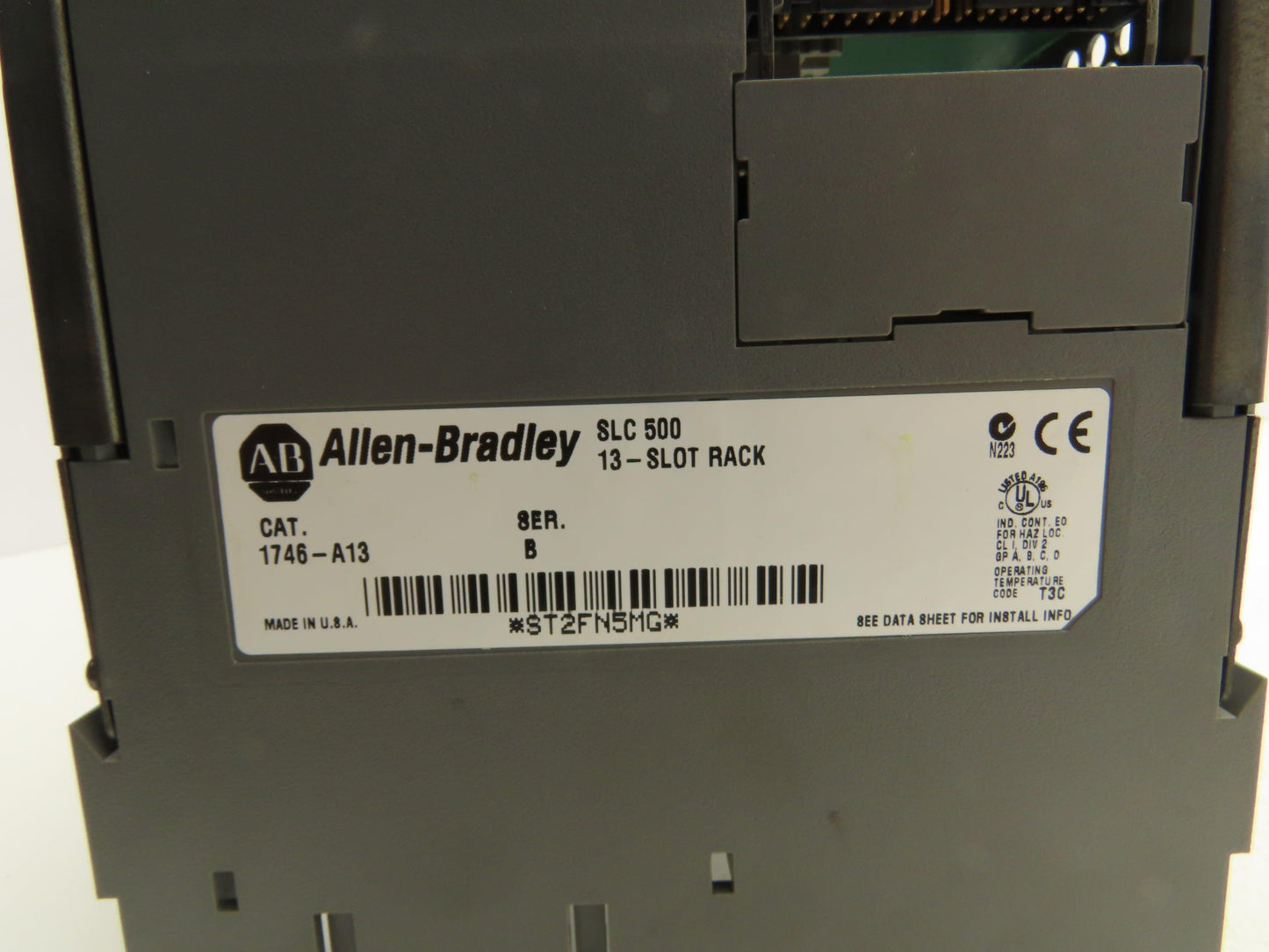 Allen Bradley 1746-A13 1746-P3 SLC 500 Power Supply 13-Slot I/O Chassis Rack