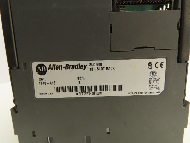 Allen Bradley 1746-A13 1746-P3 SLC 500 Power Supply 13-Slot I/O Chassis Rack