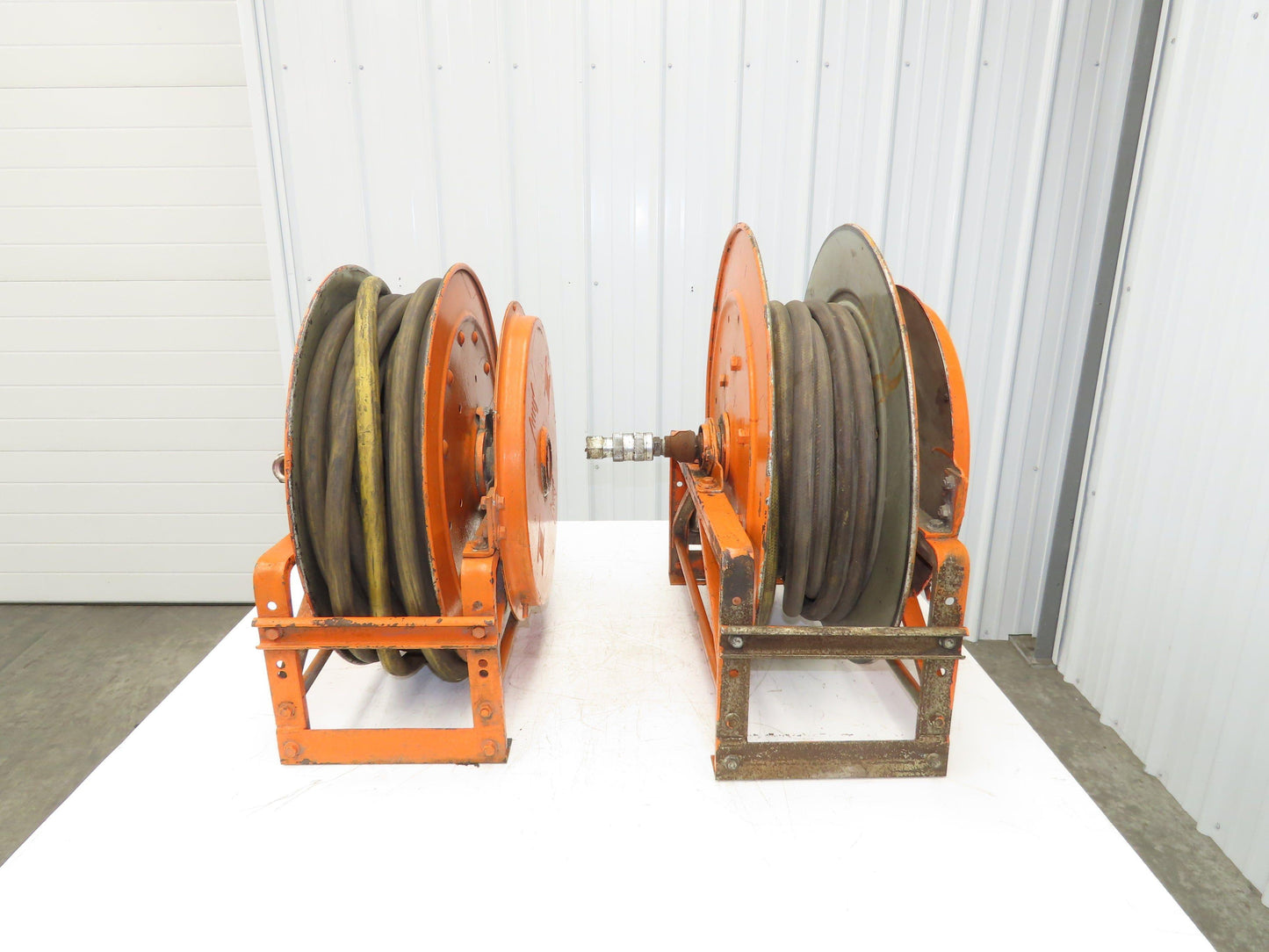 Hannay Reels SR Retractable Water Hose Reel 3/4" By Approximately 50' Lot of 2