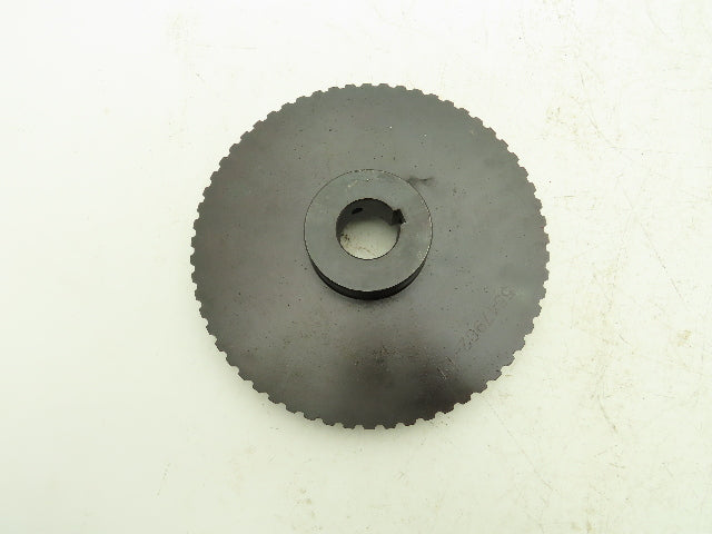 Timing Belt Pulley 0.5" Pitch 60 Tooth 1" W 1.5" Bore