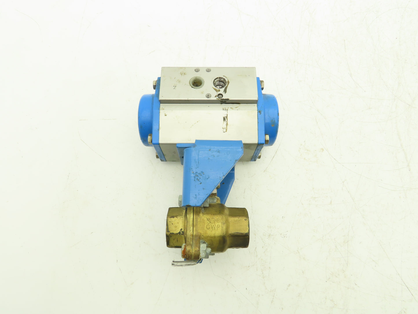 Jamesbury VPVL10SR6AF0514 Pneumatic Actuator 1/4 Turn 80psi 8ft-lb 1" Ball Valve