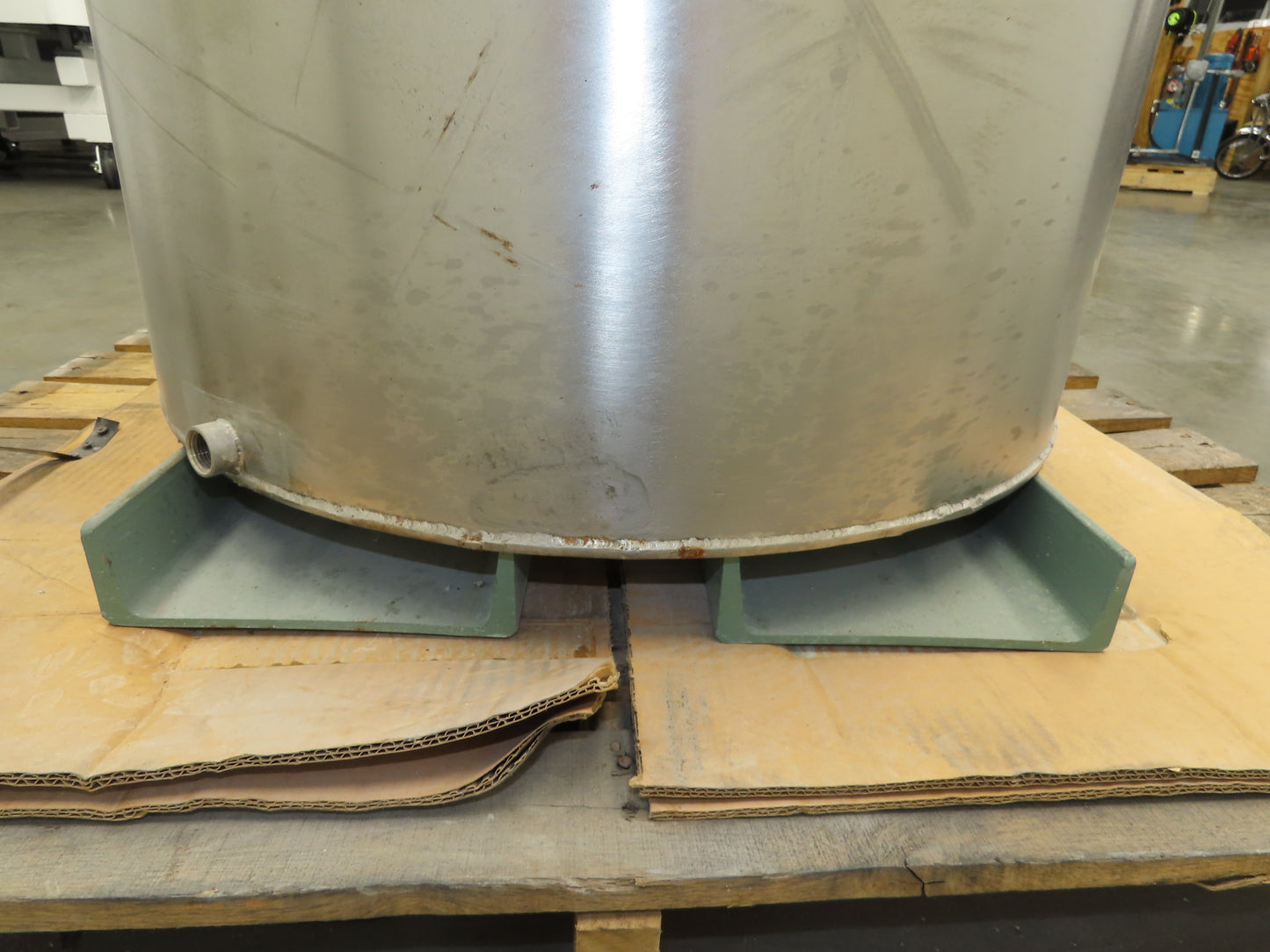 Myers Mixers Stainless Steel Tank Mixer 55 Gallon 6" Agitator Cooling Jacket