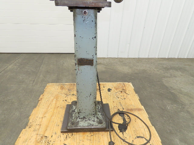 Delta Rockwell Bench Grinder 1960 Vintage Pedestal 1/2 HP 7" 3450 RPM 110V
