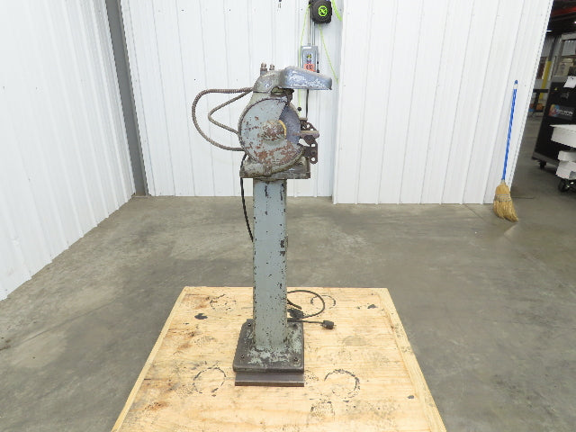 Delta Rockwell Bench Grinder 1960 Vintage Pedestal 1/2 HP 7" 3450 RPM 110V
