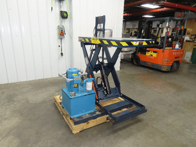 Explosion Proof Hydraulic Scissor Lift Table 2000lb 36" Travel 24x48" Top 1Ph