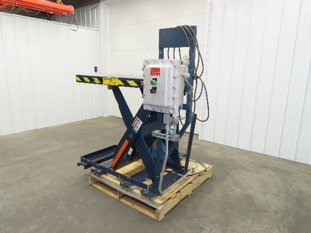 Explosion Proof Hydraulic Scissor Lift Table 2000lb 36" Travel 24x48" Top 1Ph