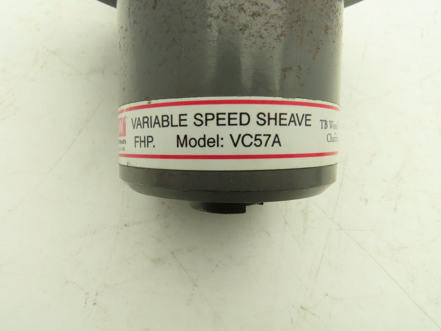 TB Woods VC57A Variable Speed Sheave FHP 5/8" Bore