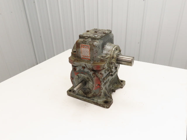 Foote Bros 4S Worm Gearbox 47:1 Ratio Reducer 2Hp 37.5 RPM Right Hand Output