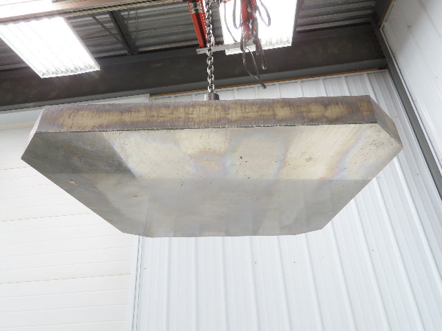 Carbon Steel Flat Ground Stock 2" x 25"x 25" 355Lbs