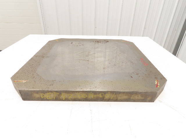 Carbon Steel Flat Ground Stock 2" x 25"x 25" 355Lbs