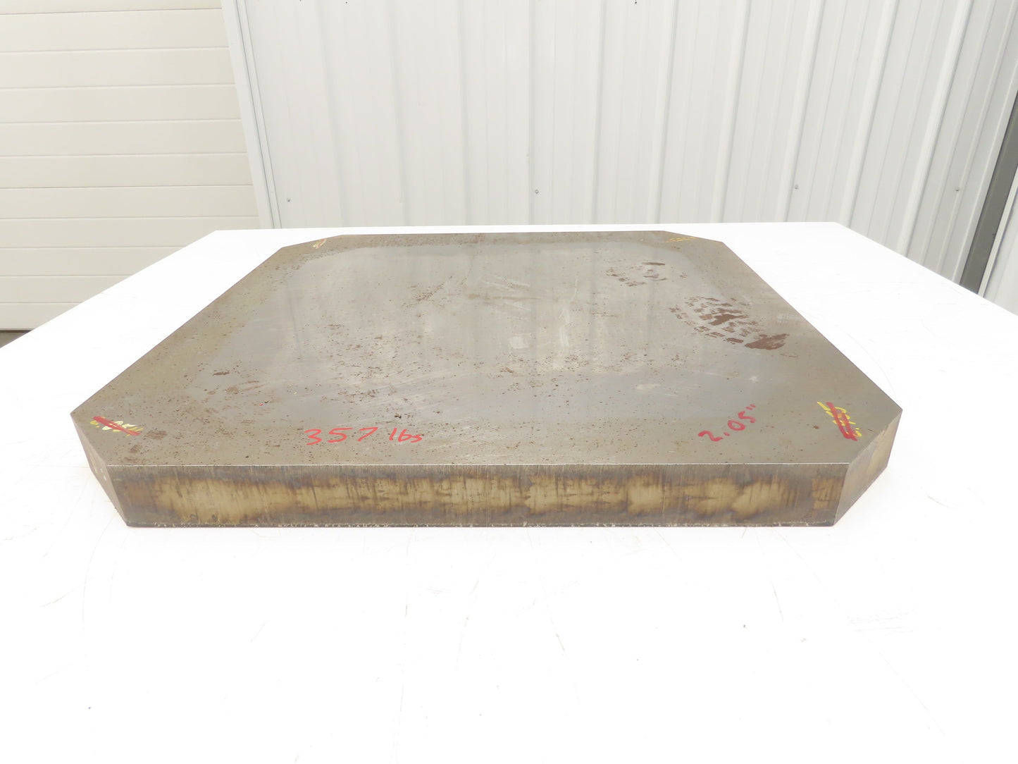Carbon Steel Flat Ground Stock 2" x 25"x 25" 355Lbs