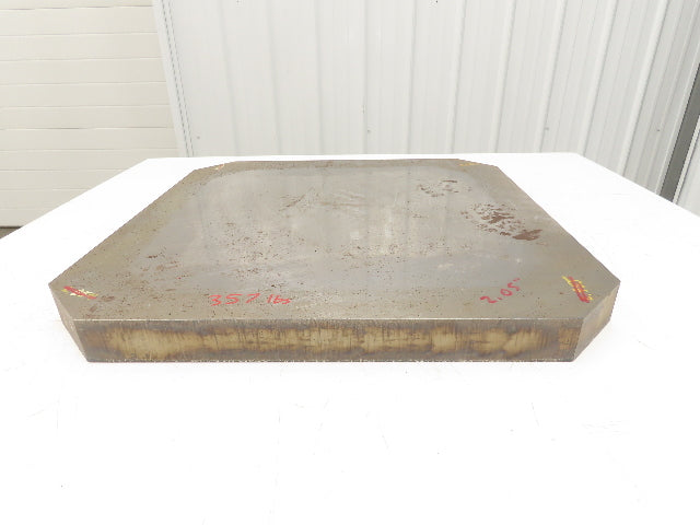 Carbon Steel Flat Ground Stock 2" x 25"x 25" 355Lbs