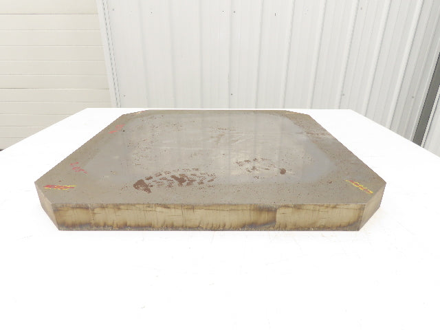 Carbon Steel Flat Ground Stock 2" x 25"x 25" 355Lbs