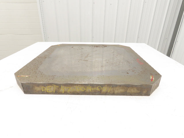 Carbon Steel Flat Ground Stock 2" x 25"x 25" 355Lbs