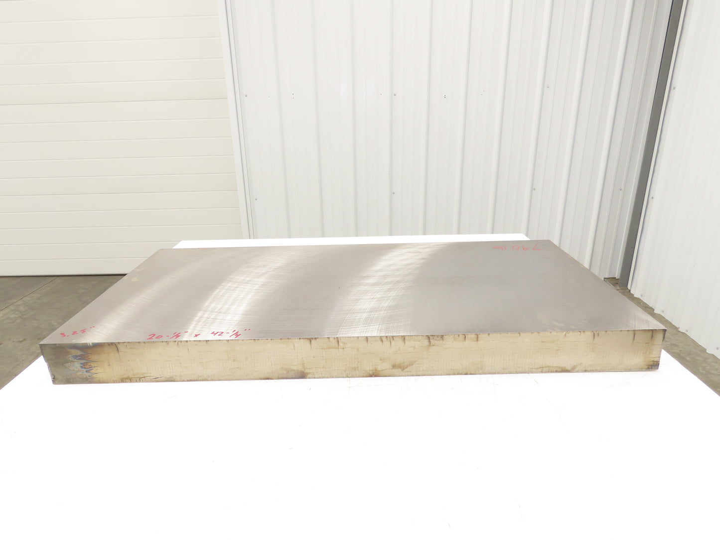 Mild Carbon Steel Flat Ground Stock 3-1/4" x 20-1/4" x 42-1/4" 790Lbs