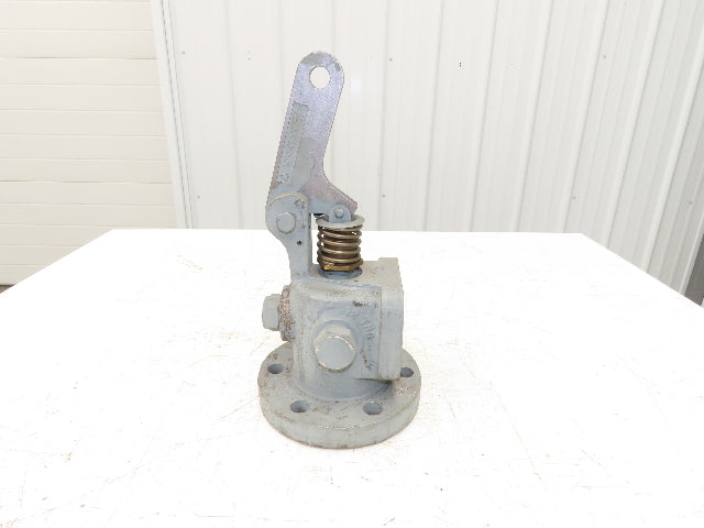 Diamond Power 309183-0525 Poppet Valve 2" 4- Bolt Flange to 3-1/2" ANSI Flange