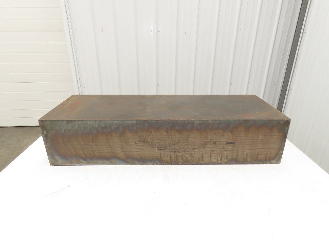 Mild Carbon Steel Rectangle Block 7-1/2"x 12-1/2" x 35" 900Lbs
