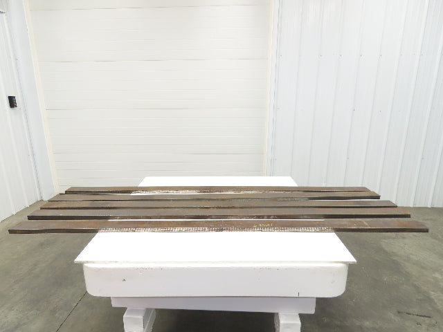 Mild Carbon Steel Rectangle Flat Bar 1"x 3-1/4" x 86" 80Lbs Lot of 5pcs