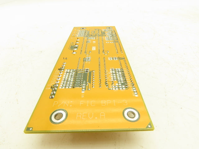 Anilam Inc. FIC BPI-3 PCB 3-Slot ISA Backplane Rev A Printed Circuit Board
