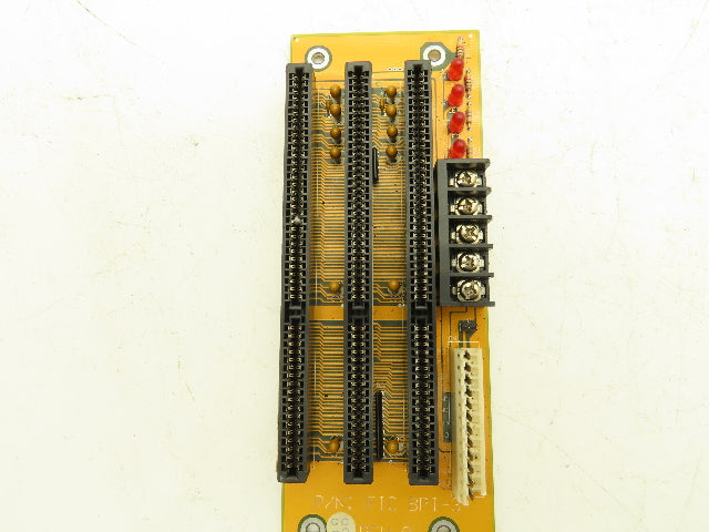 Anilam Inc. FIC BPI-3 PCB 3-Slot ISA Backplane Rev A Printed Circuit Board