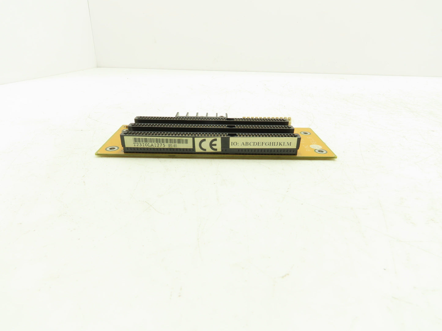 Anilam Inc. FIC BPI-3 PCB 3-Slot ISA Backplane Rev A Printed Circuit Board