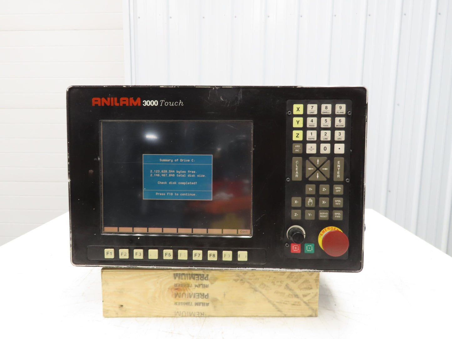 Anilam 3000 Touch HMI Operator Control Panel Screen Display Computer
