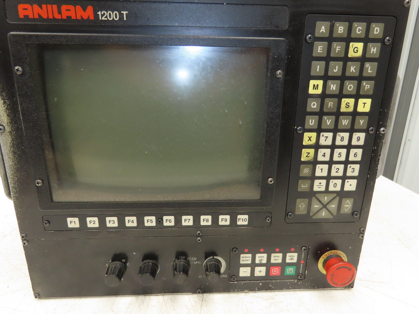 Anilam 1200T HMI Operator Control Panel Screen Display Axis Control
