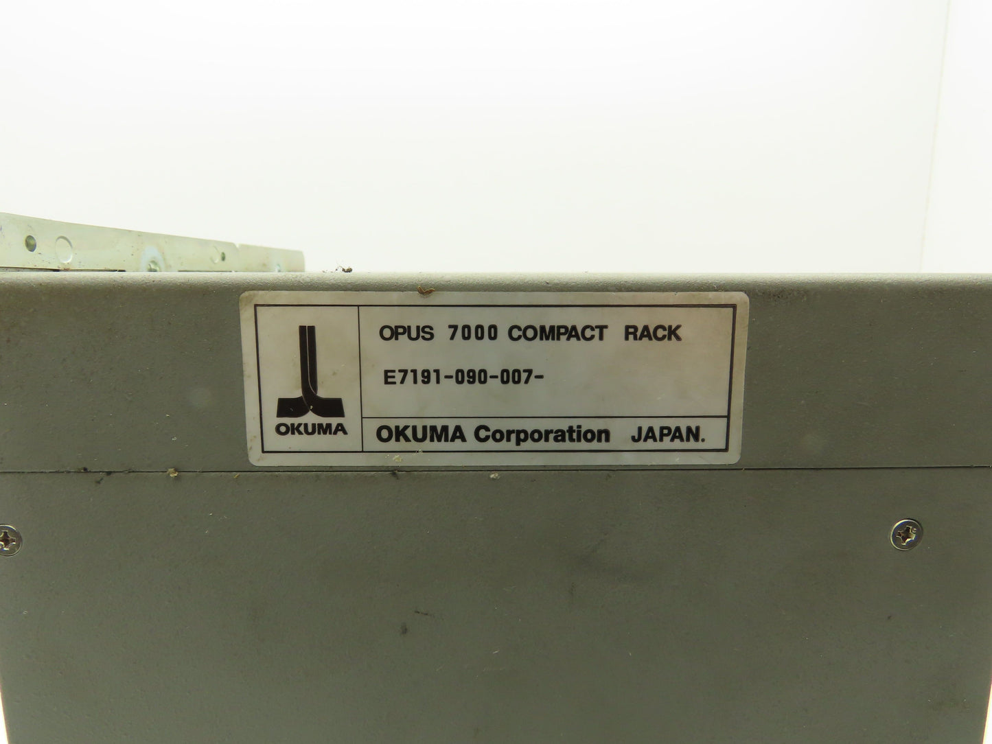Okuma E7191-090-008 Opus7000 PLC Chassis Enclosure Only
