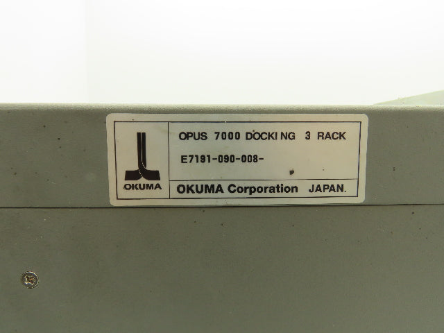 Okuma E7191-090-008 Opus7000 PLC Chassis Enclosure Only