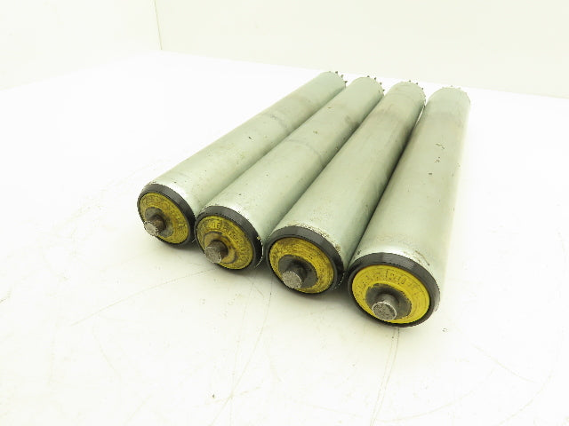 Interroll 3500 Sprocket Drive Conveyor Roller 50mm 1.9" Dia 365mm BF Lot of 4