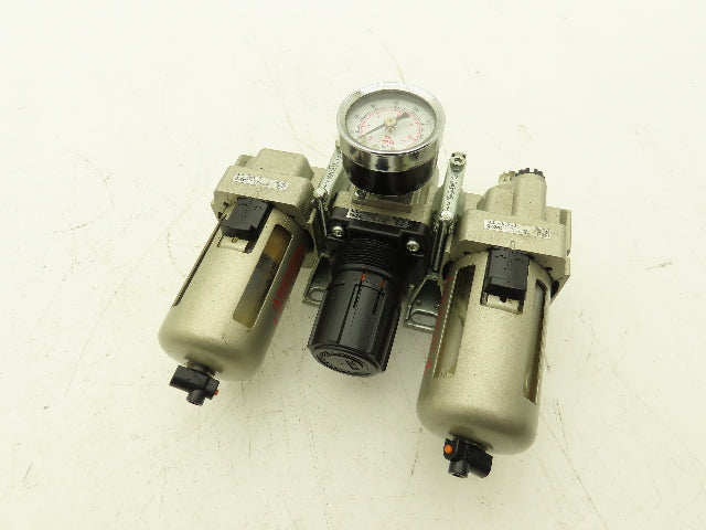 SMC AL30-N02-3Z Pneumatic Air Filter Regulator Lubricator Assembly