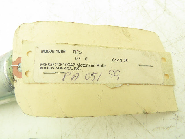 Rulmeca Sprocket Drive Steel Conveyor Roller 50mm Dia 300mm BF Lot of 2