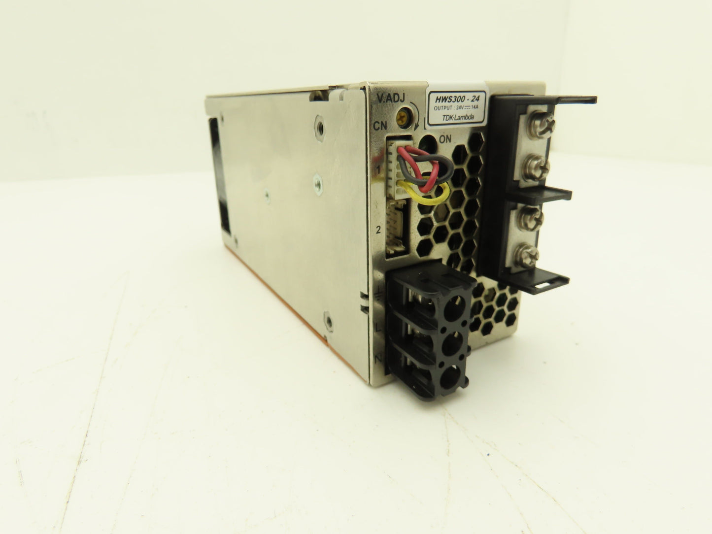 TDK-Lambda HWS300-24 Switching Mode Power Supply 24VDC 14A Out 100-240VAC Ph In