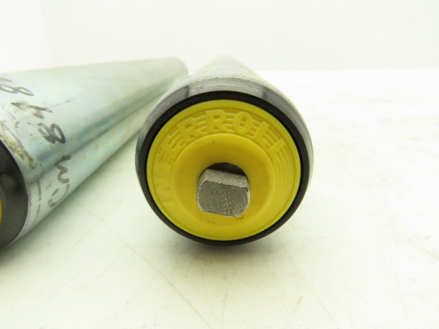 Interroll 1100 Gravity Conveyor Roller 50mm Dia 370mm BF Lot of 2