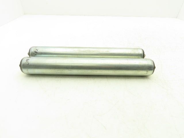 Interroll 1100 Gravity Conveyor Roller 50mm Dia 370mm BF Lot of 2
