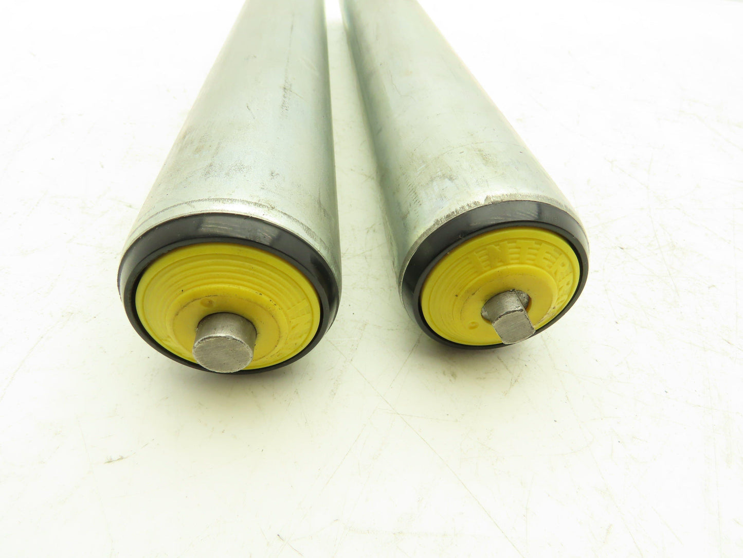 Interroll 1100 Gravity Conveyor Roller 50mm Dia 370mm BF Lot of 2