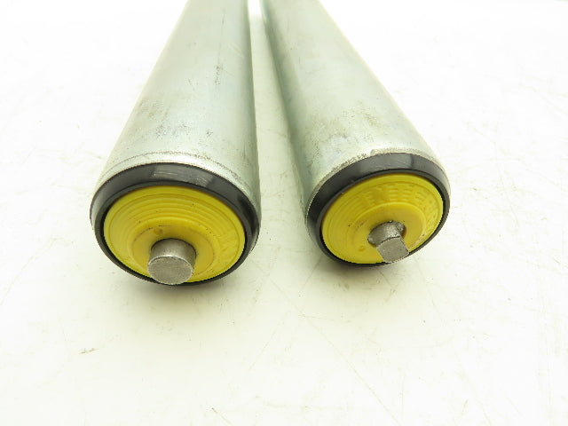 Interroll 1100 Gravity Conveyor Roller 50mm Dia 370mm BF Lot of 2