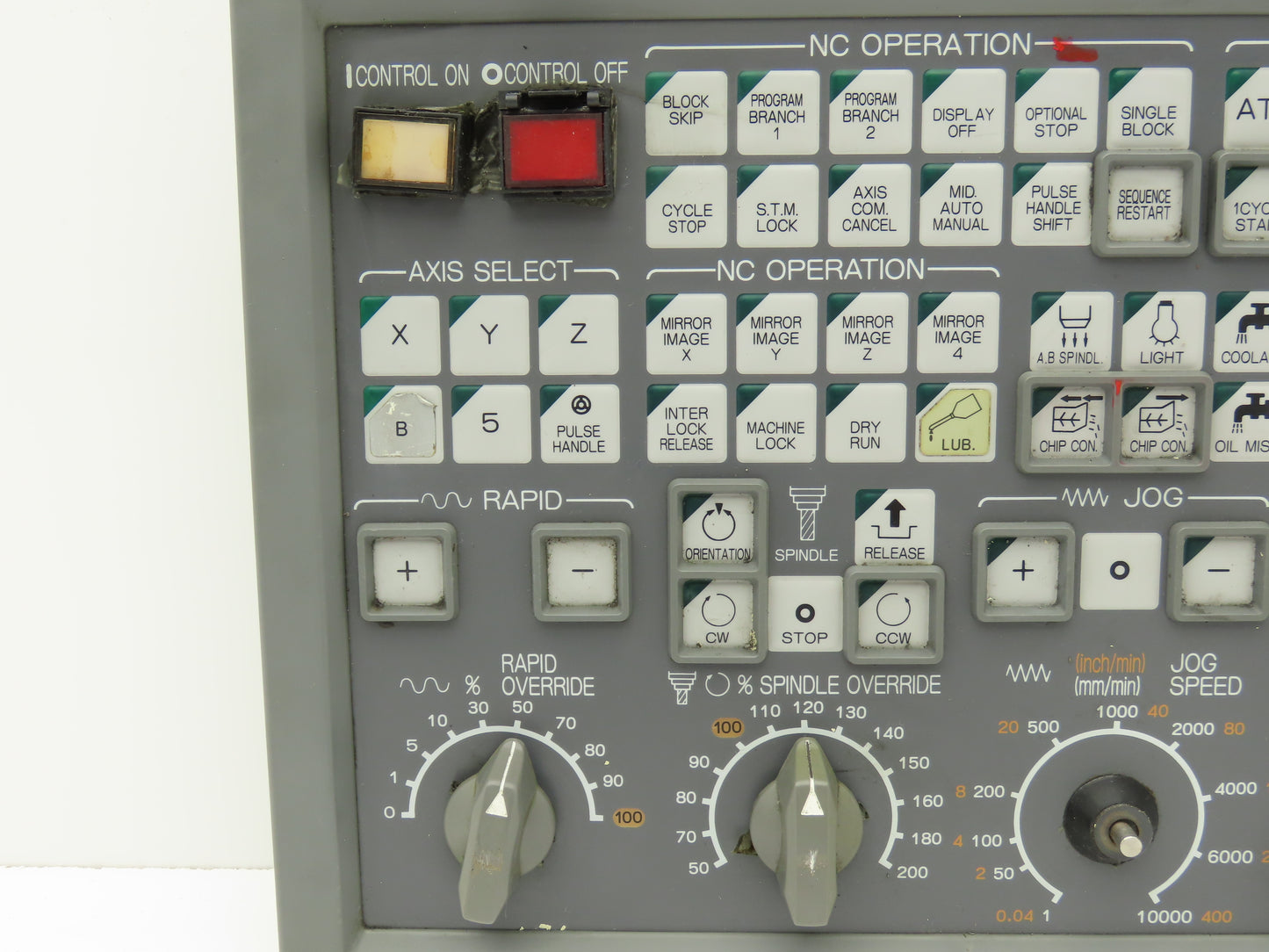 Okuma MPN7000M-S Operator Control Panel E0105-566-103-2