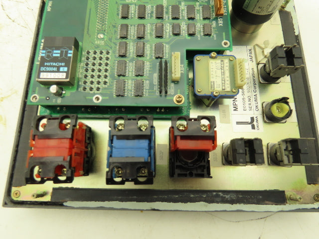 Okuma MPN7000M-S Operator Control Panel E0105-566-103-2