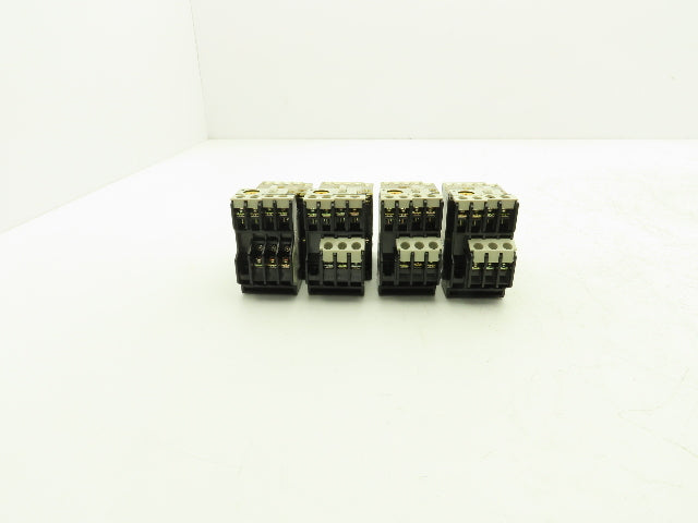 Fuji SJ-0G/UL Motor Starter W/Overload Relay 1PH 3HP 600VAC 120VAC Coil Lot Of 4
