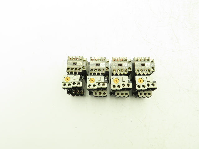 Fuji SJ-0G/UL Motor Starter W/Overload Relay 1PH 3HP 600VAC 120VAC Coil Lot Of 4